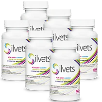 Confezione risparmio di 6 flaconi di Silvets.