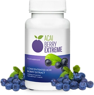 Flacone di Acai Berry Extreme per la perdita di peso rapida
