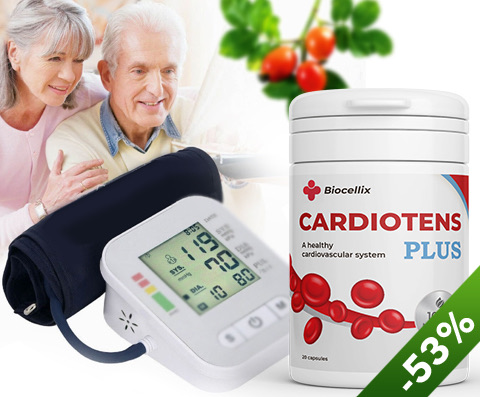Cardiotens Plus - Integratore naturale per pressione sanguigna sana.