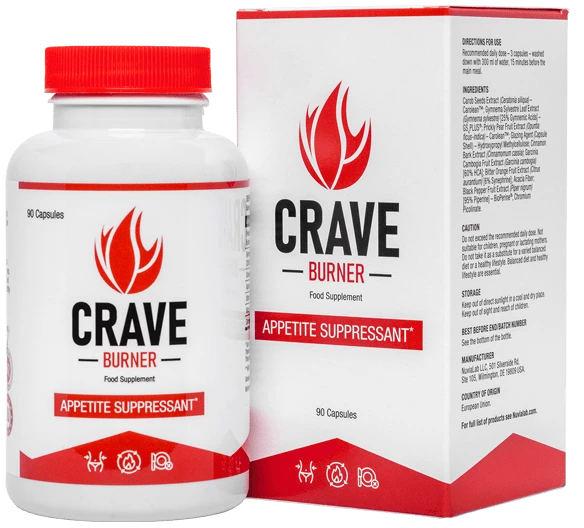 Crave Burner: Integratore Soppressore Appetito e Brucia Grassi
