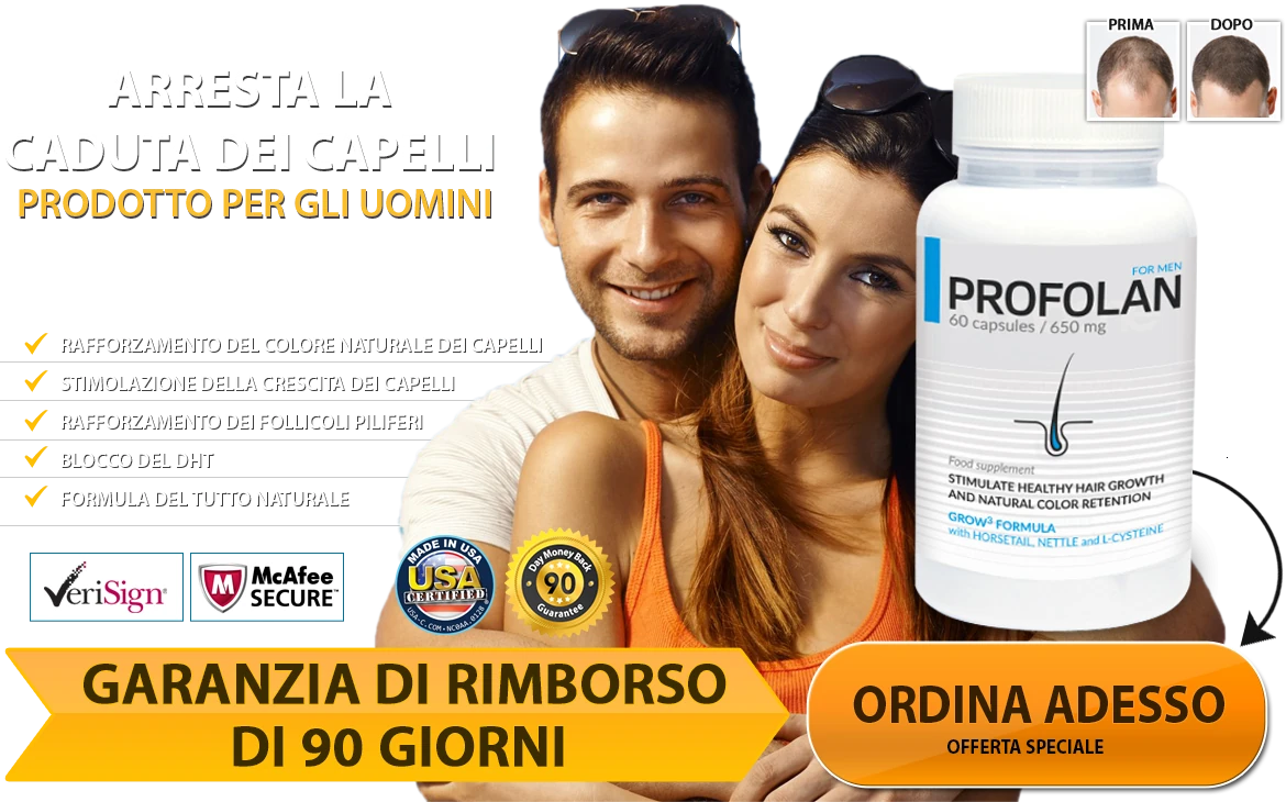 Profolan: integratore per crescita e rinforzo dei capelli
