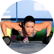 Icona rappresentante l'aumento dei livelli di energia per l'attività fisica durante la chetosi.